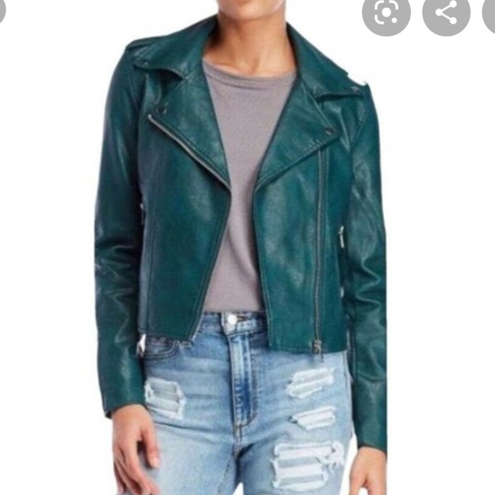 Romeo & Juliet Couture Faux Leather Jacket - Picture 8 of 8